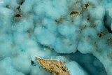 Vibrant Blue Botryoidal Hemimorphite - Republic of the Congo #312393-1